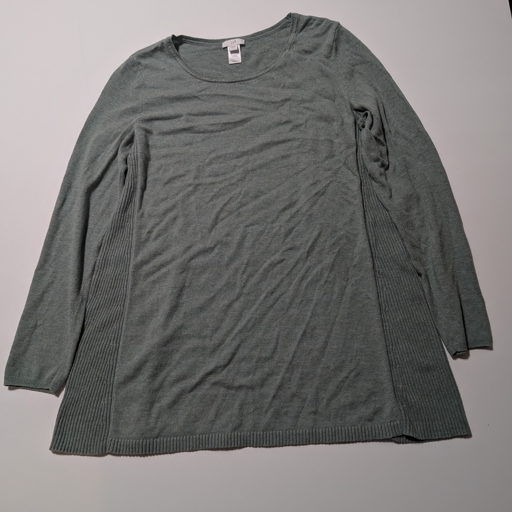 J. Jill Sage Green Knit Top